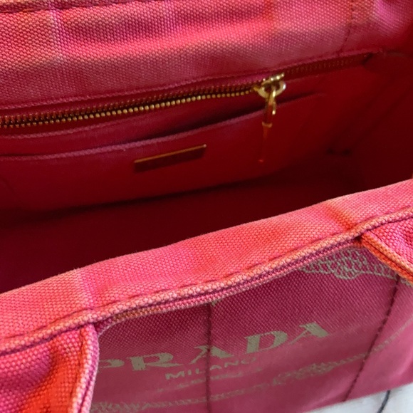 Prada Canapa PM in Pink - Picture 11 of 16